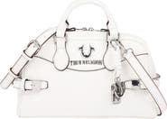 True Religion Brooks Belted Faux Leather Satchel