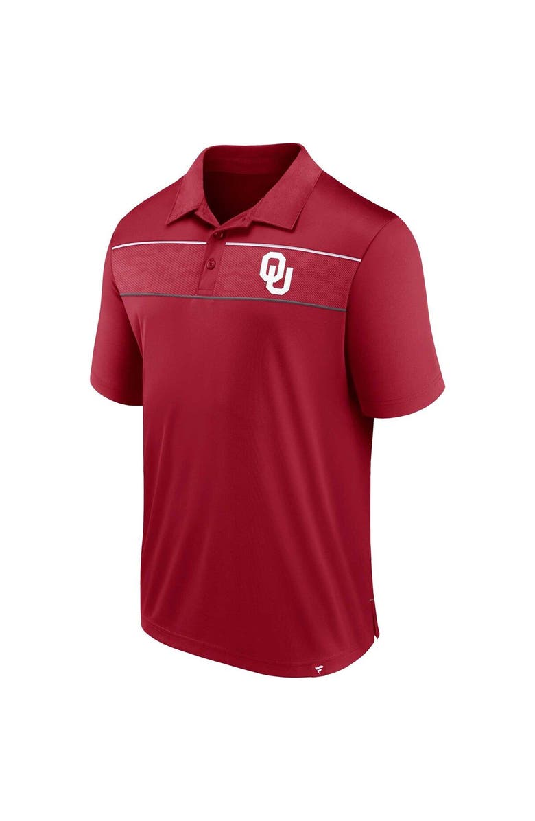 FANATICS Men's Fanatics Branded  Crimson Oklahoma Sooners Defender Polo, Alternate, color, 