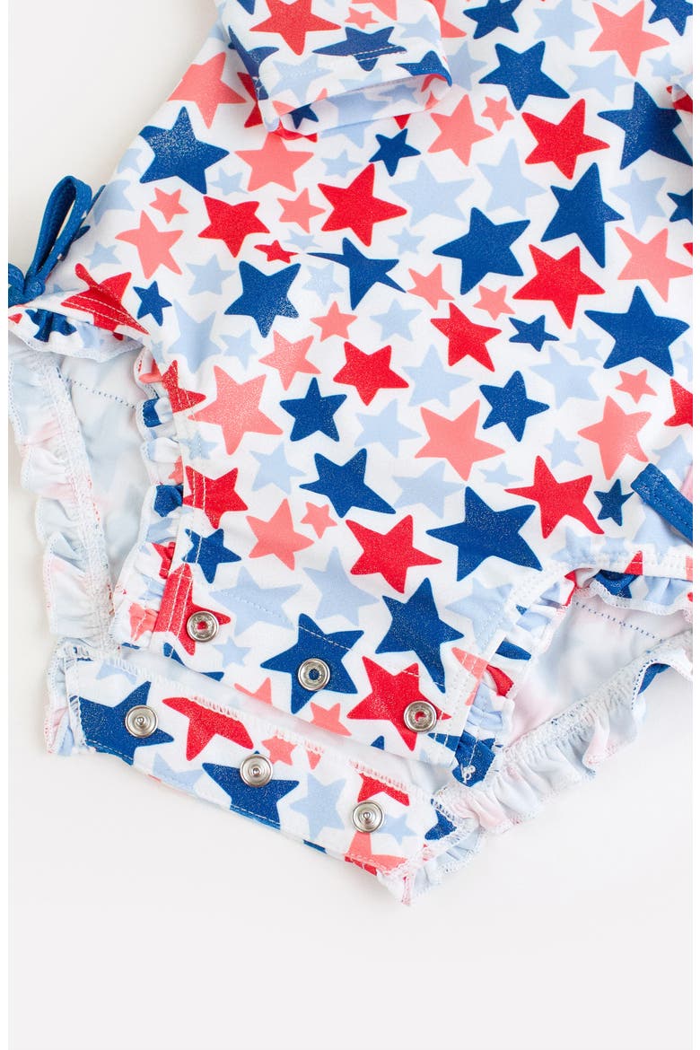 Shimmer Star Spangle One-Piece Swimsuit, Alternate, color, SHIMMER STAR-SPANGLED