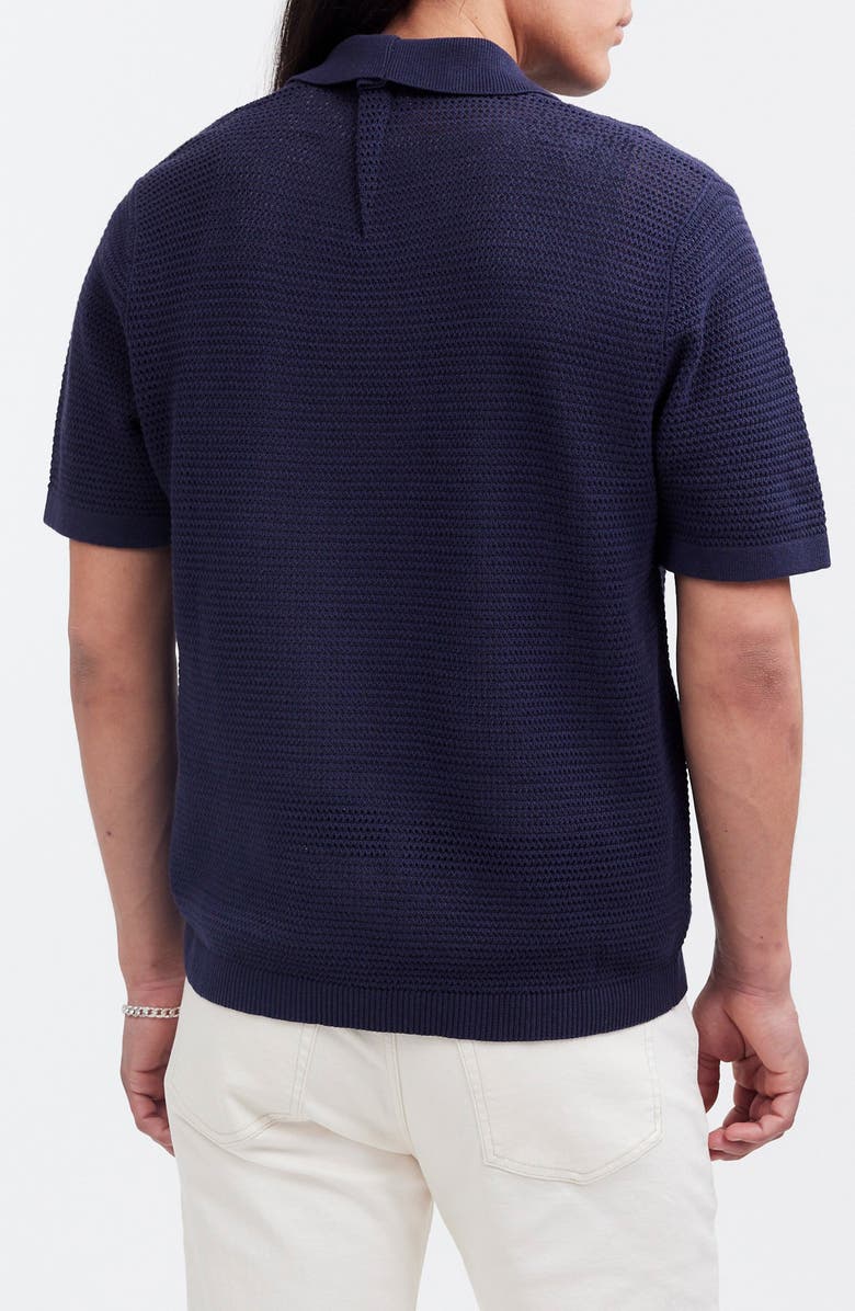 Madewell Stripe Open Stitch Cotton & Linen Button-Up Shirt, Alternate, color,