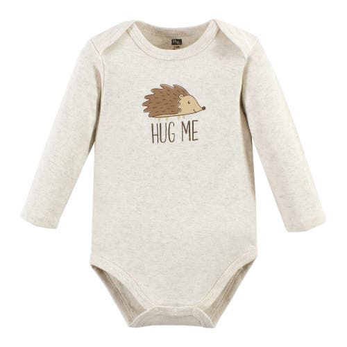Hudson Baby Essential Long-sleeve Cotton Bodysuit Triple Set