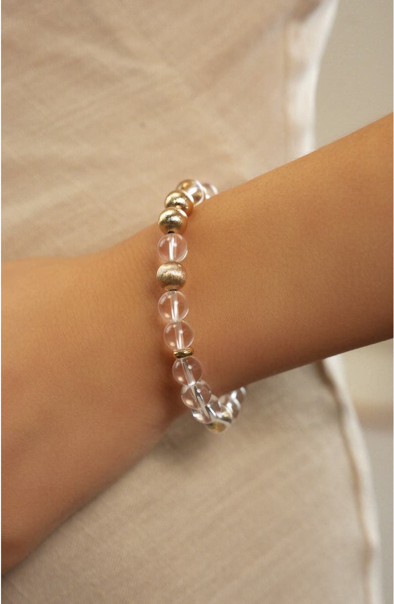 RC RETRO CHIC Eden Seed Dew Bracelet, Alternate, color, Gold & Crystal Clear"