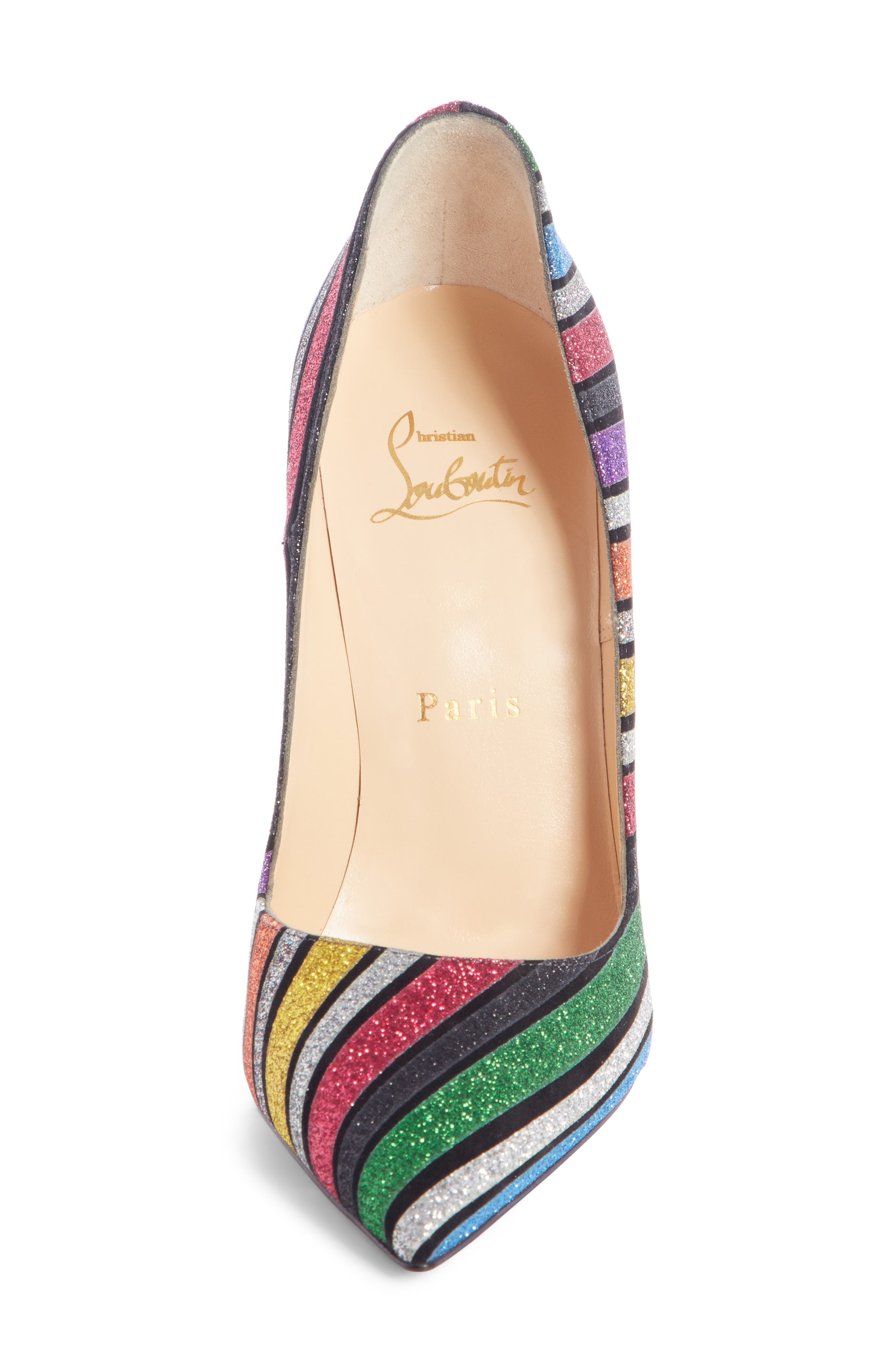 So Kate Glitter Stripe Pump, Alternate, color, RAINBOW STRIPE