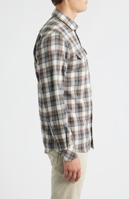 James Campbell Lenox Trim Fit Plaid Cotton Button-up Shirt In Multi
