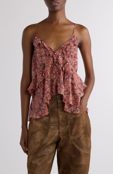 Briara Handkerchief Ruffle Camisole