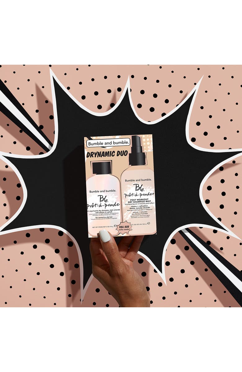 Bumble and bumble. Prêt-à-powder Dry Shampoo Drynamic Duo Holiday Gift Set $69 Value, Alternate, color, 