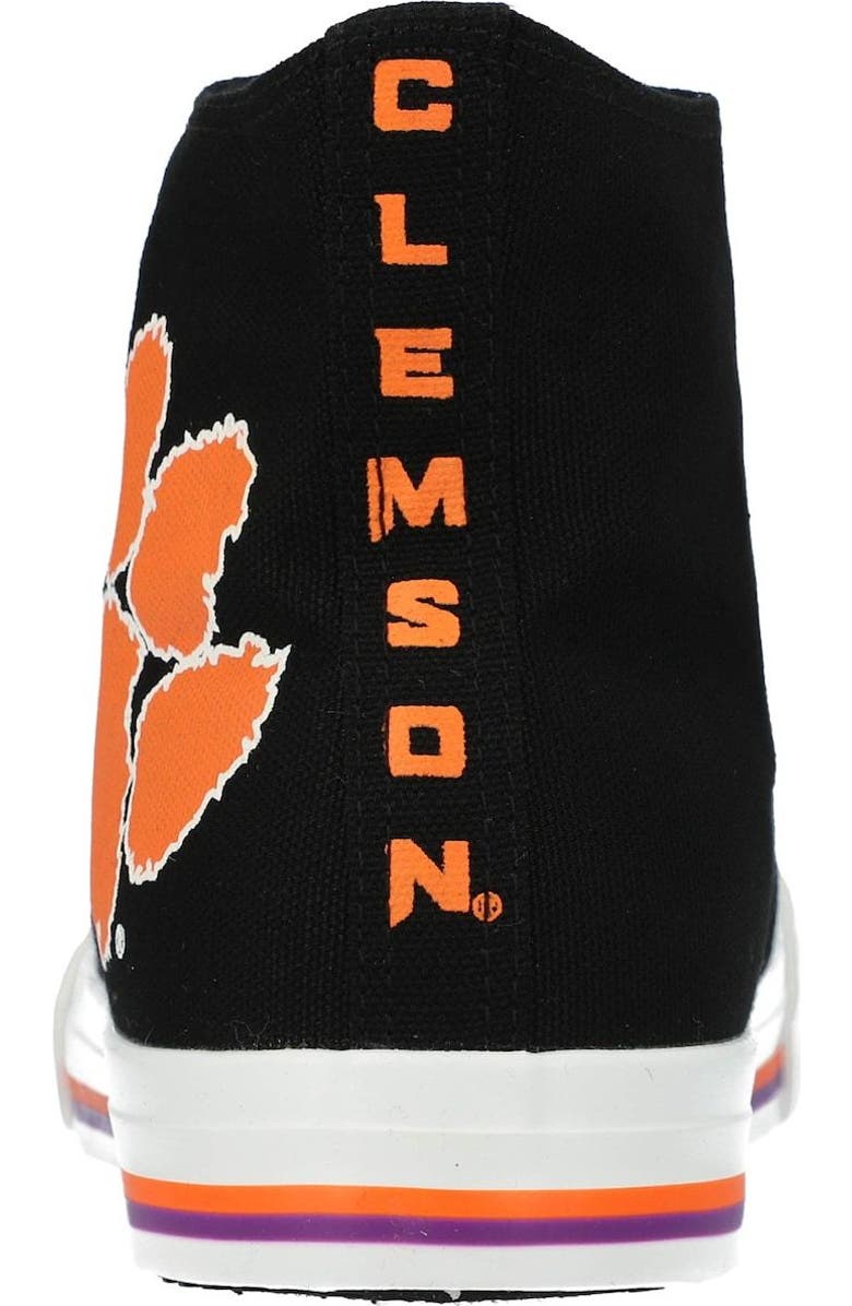 FOCO Men's FOCO Clemson Tigers Big Logo High Top Canvas Shoes, Alternate, color,