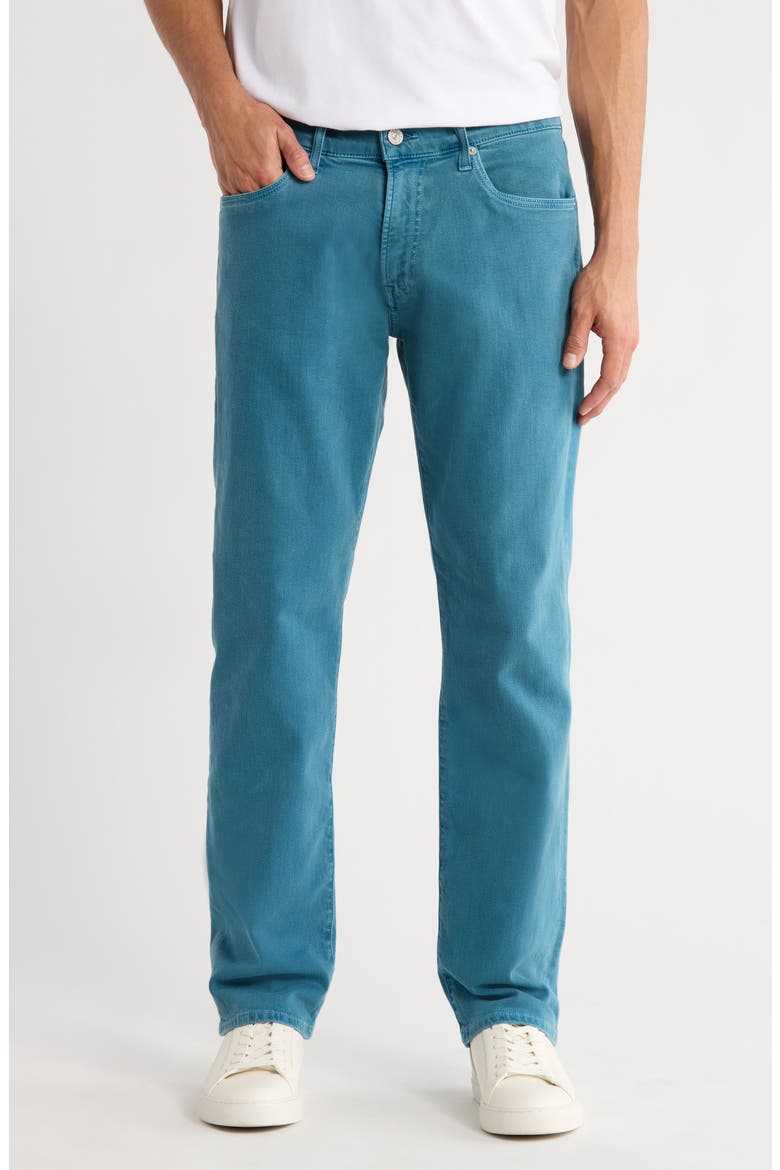 Elijah Perform Straight Leg Jeans, Main, color, STONE BLUE