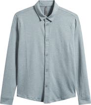 Vuori Ponto Knit Button-Up Shirt