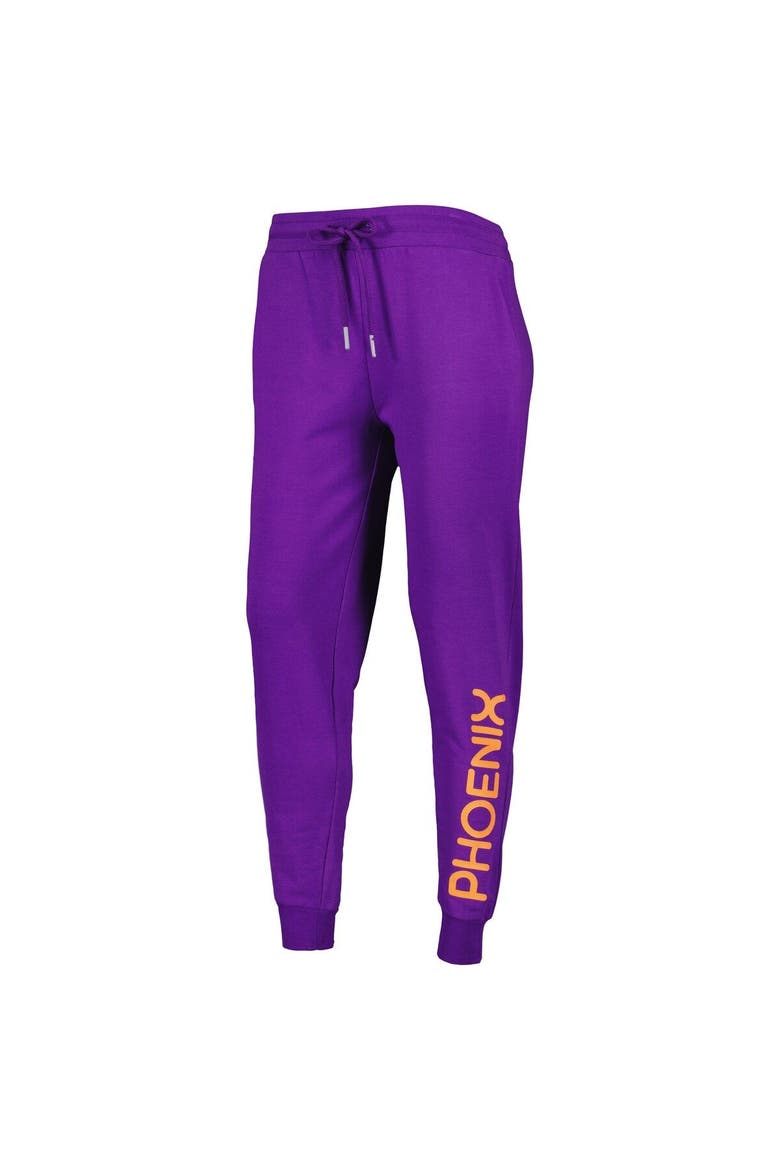 Women's Lusso Purple Phoenix Suns Maddie & Matildas Raglan Tri-Blend Pullover Hoodie & Jogger Pants Set, Alternate, color, Purple