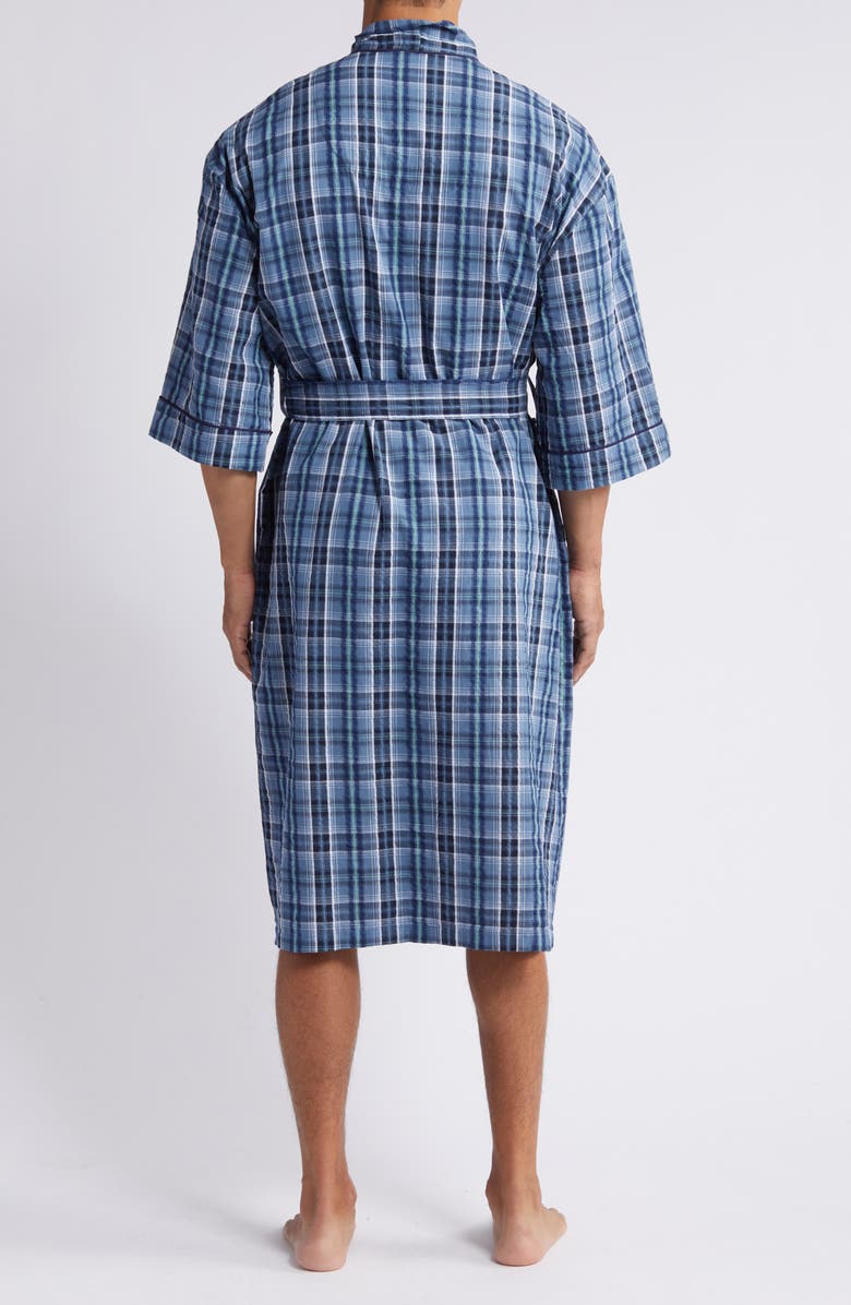 Majestic International Sun Daze Plaid Robe, Alternate, color,