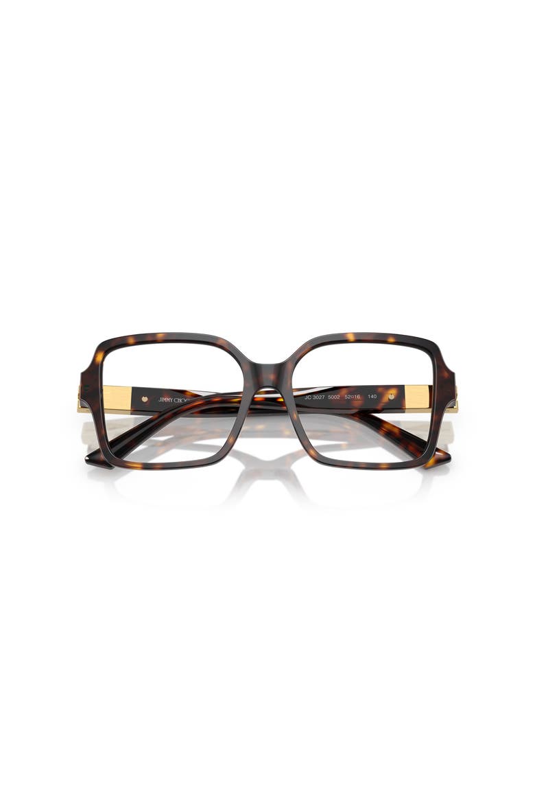 52mm Square optical glasses, Alternate, color, Tortoise