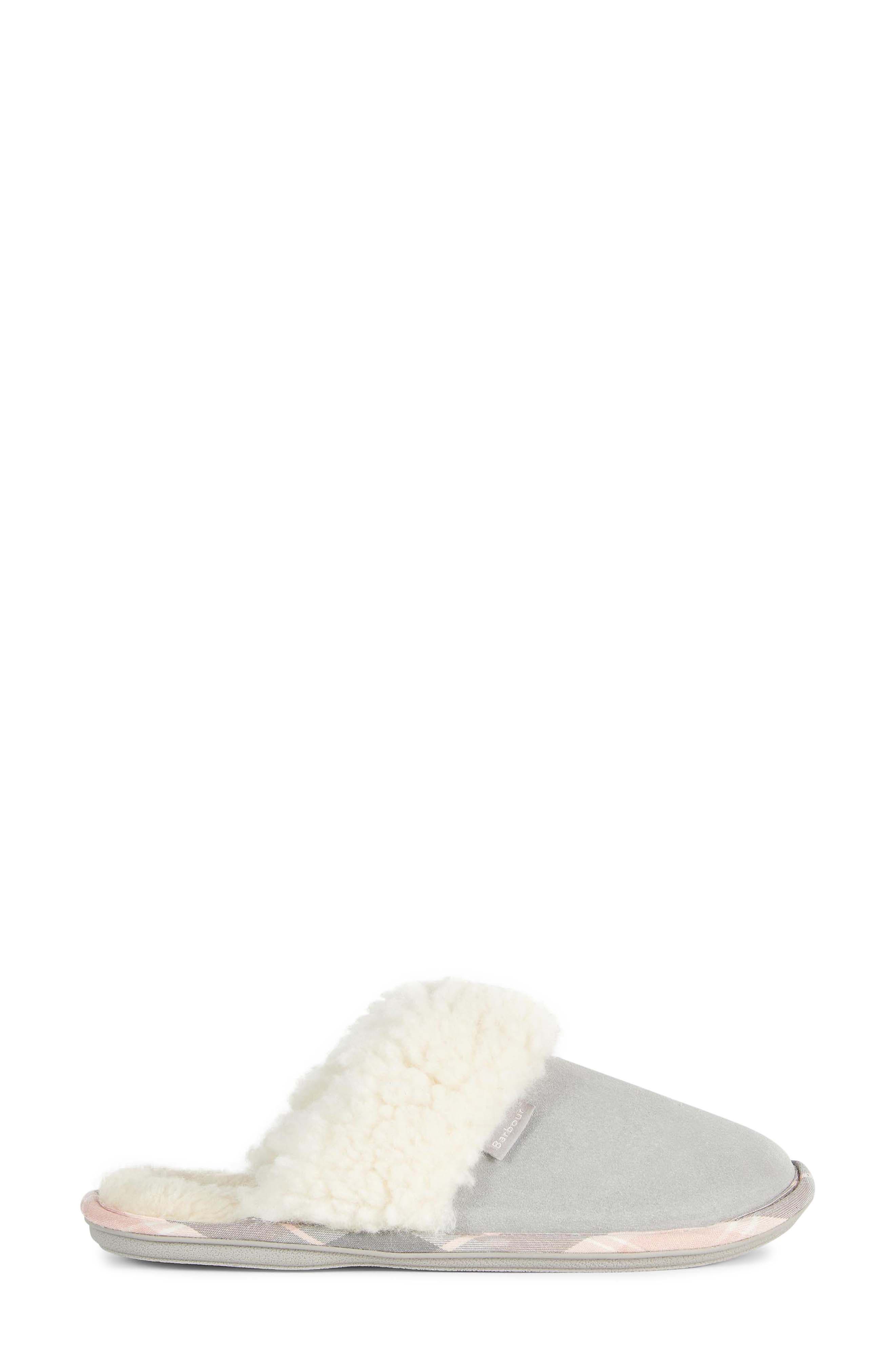 Barbour Lydia Faux Fur Slipper, Alternate, color, 
