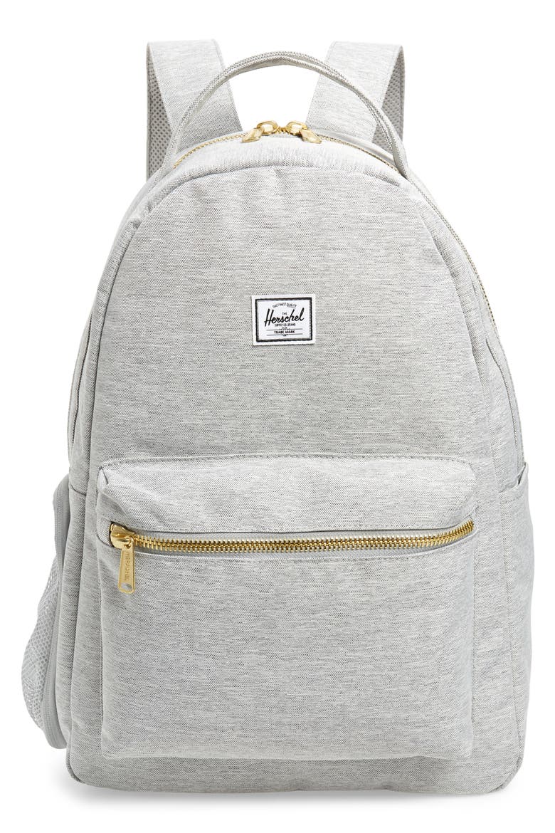 Nova Sprout Diaper Backpack, Main, color, LIGHT GREY CROSSHATCH