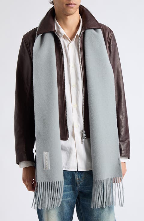 Estate Fringed Wool Scarf