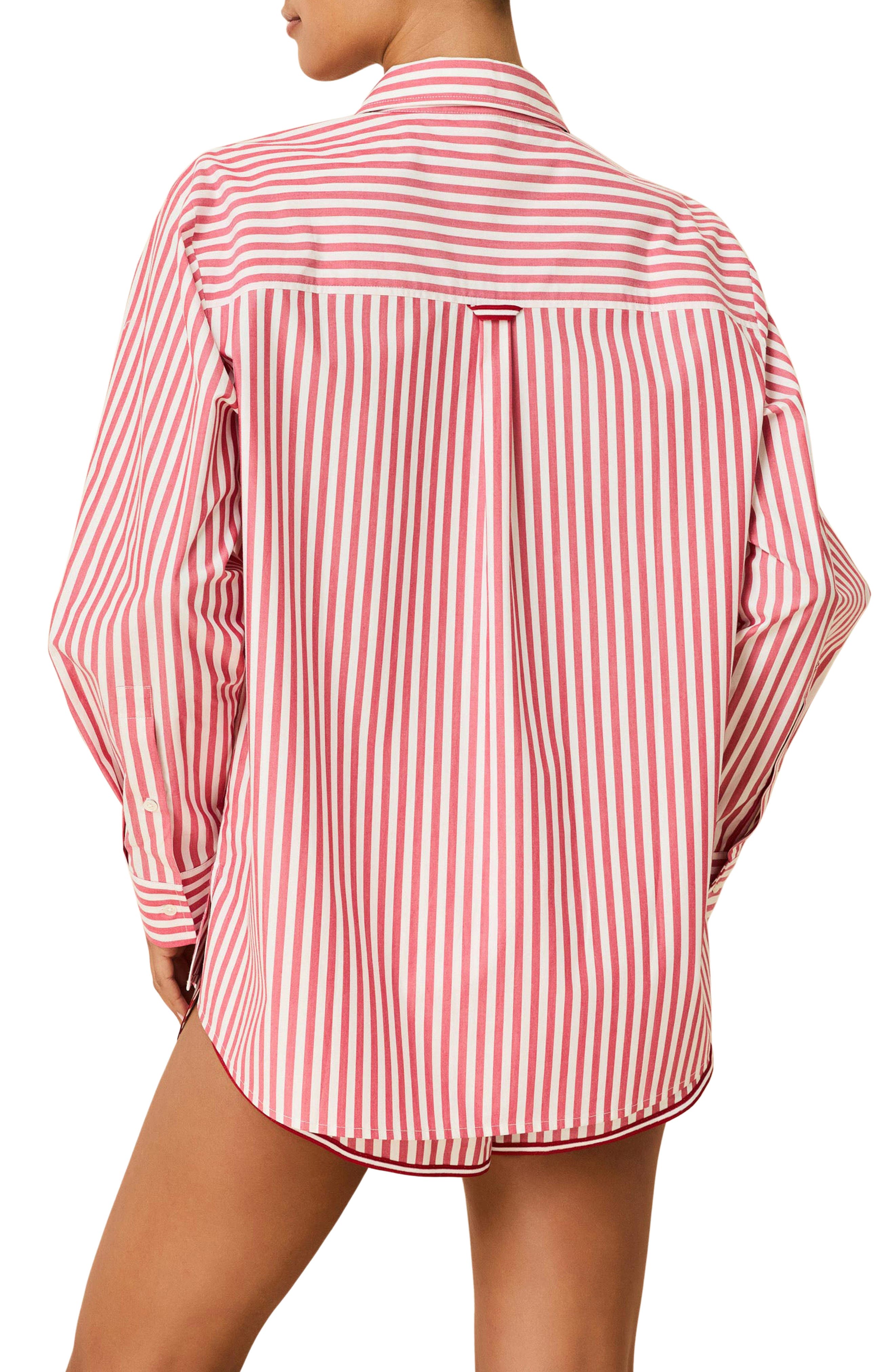 The Avril Linen Blend Button-Up Shirt - image 4