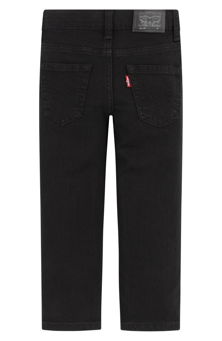 Levi's<sup>®</sup> Kids' 511<sup>™</sup> Slim Fit Performance Jeans, Alternate, color, Black