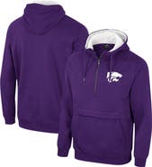 COLOSSEUM Men's Colosseum Purple Kansas State Wildcats Half-Zip Hoodie