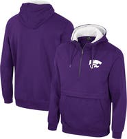 COLOSSEUM Men's Colosseum Purple Kansas State Wildcats Half-Zip Hoodie