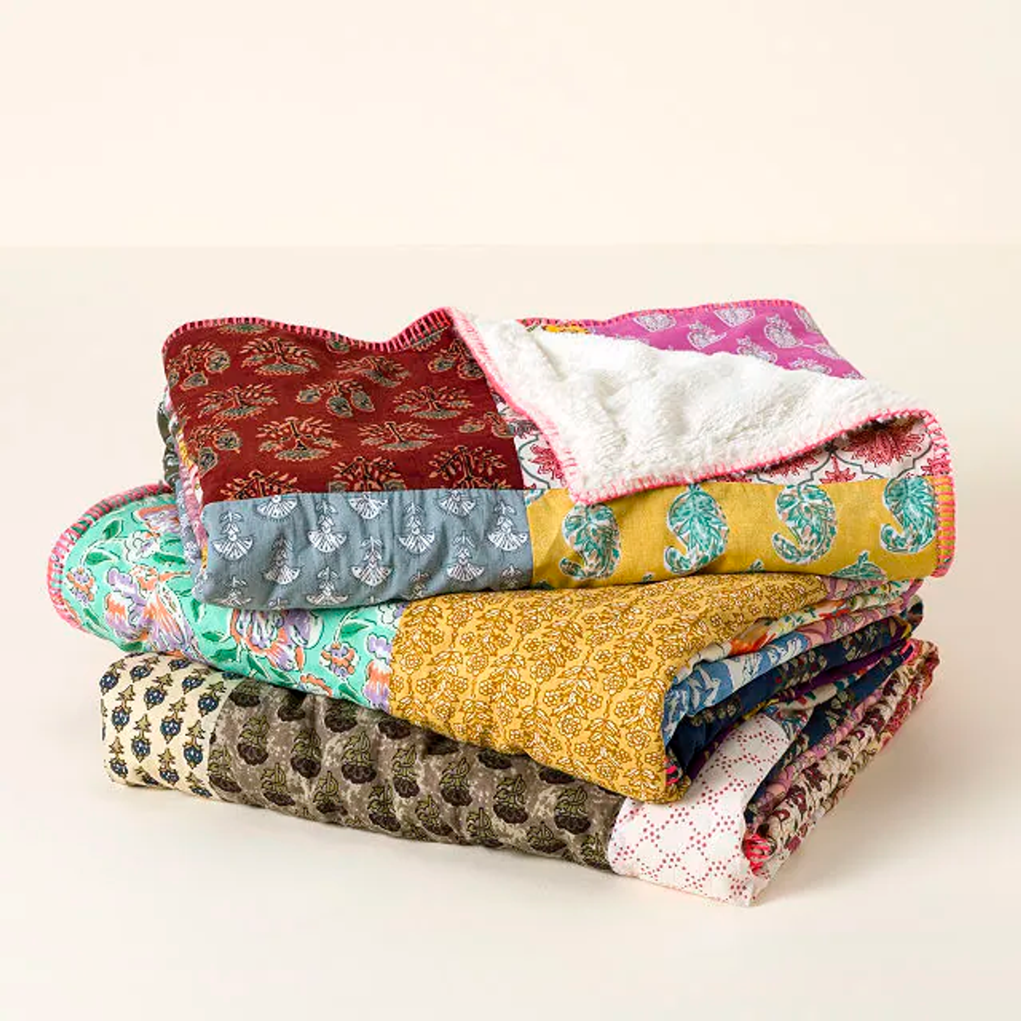 selected Multi-colored Patchwork