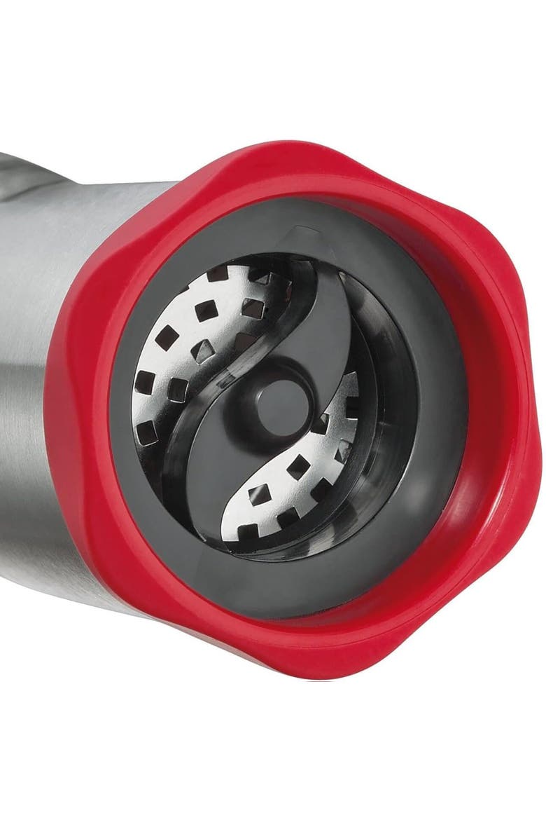Premium Piccante Chili Mill Grinder, Red, Glass and Stainless Steel, Alternate, color, Red