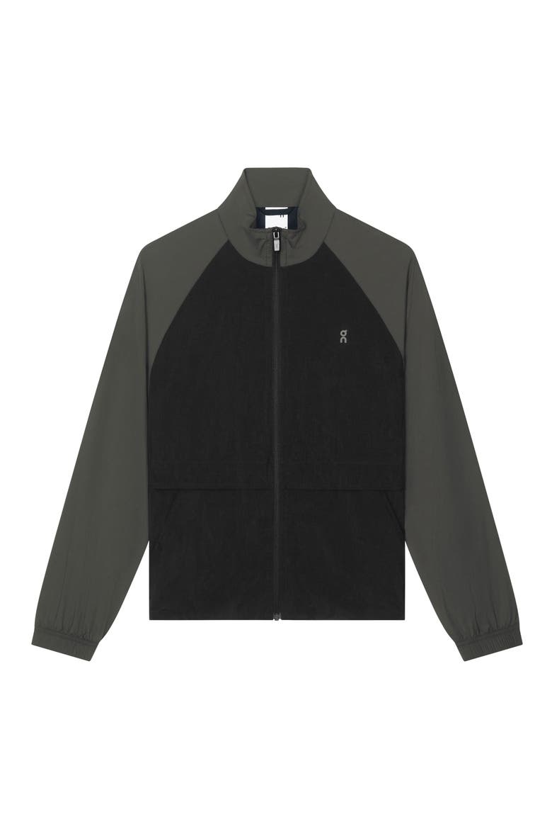 All-Day Track Jacket, Alternate, color, BLACK/ ESPRESSO