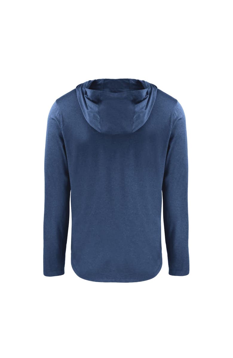 Cutter & Buck Men's Cutter & Buck Navy Syracuse Orange Coastline Epic Comfort Eco Recycled Long Sleeve Hoodie T-Shirt, Alternate, color, Navy