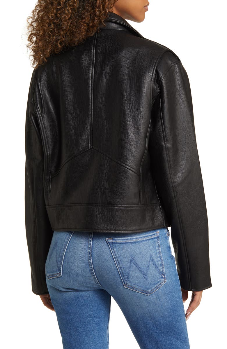 BLANKNYC Faux Leather Moto Jacket, Alternate, color,