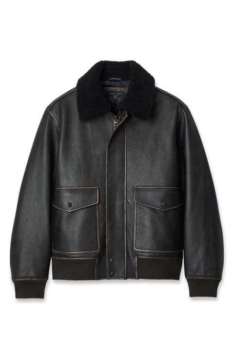 Manston Leather Flight Jacket