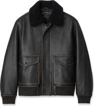 rag & bone Manston Leather Flight Jacket