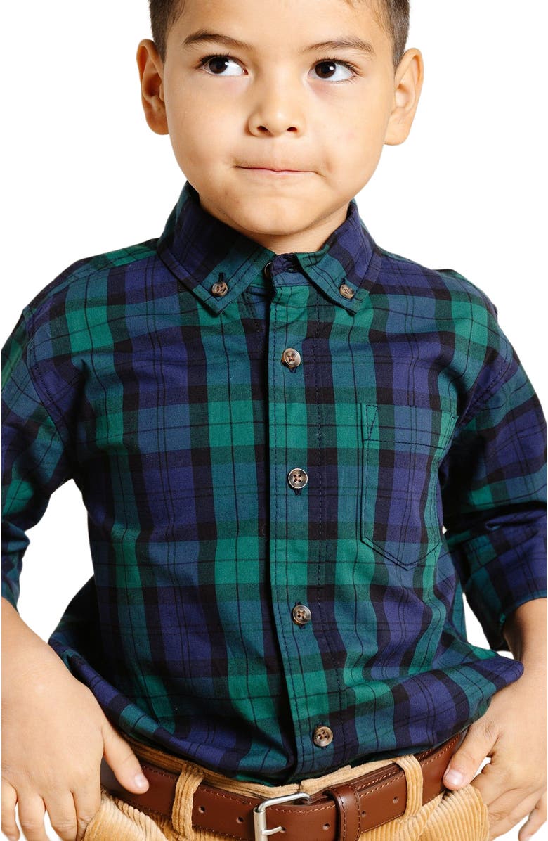 Hope & Henry Boys' Organic Stretch Poplin Shirt, Kids, Alternate, color, 