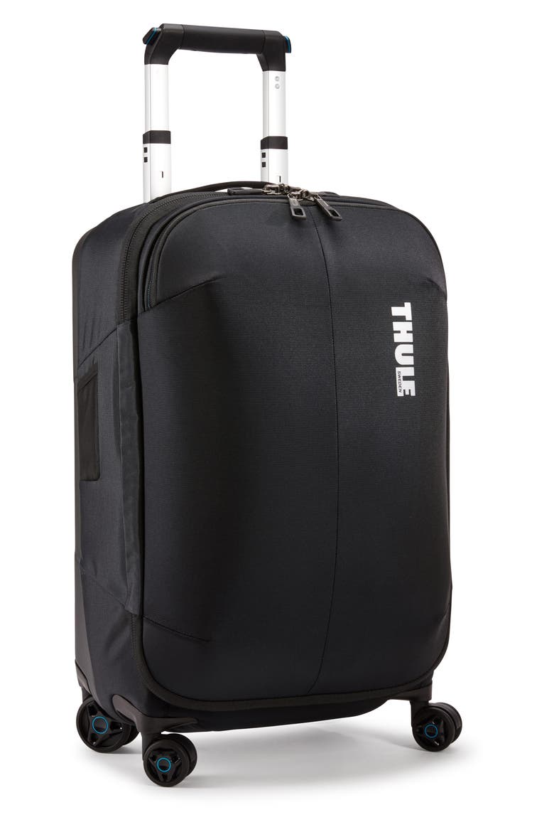 Subterra 22-Inch Spinner Carry-On, Alternate, color, BLACK