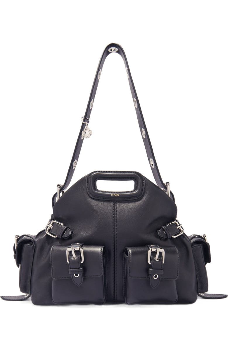 maje Miss M cargo bag in leather, Main, color,