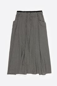 Bimba y Lola Checked A-Line Skirt