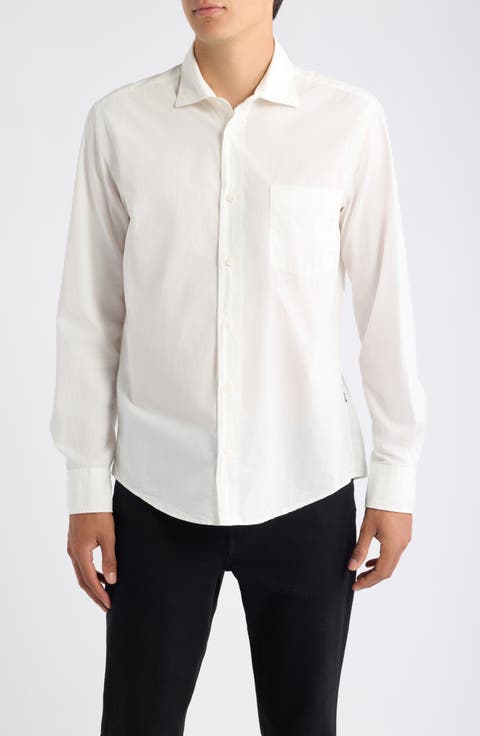 Rob Cotton Poplin Button-Up Shirt