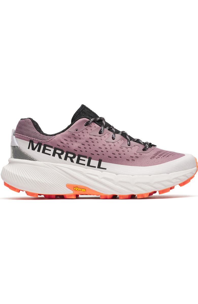 Merrell Agility Peak 5 Running Shoe, Alternate, color, Pale Cherry