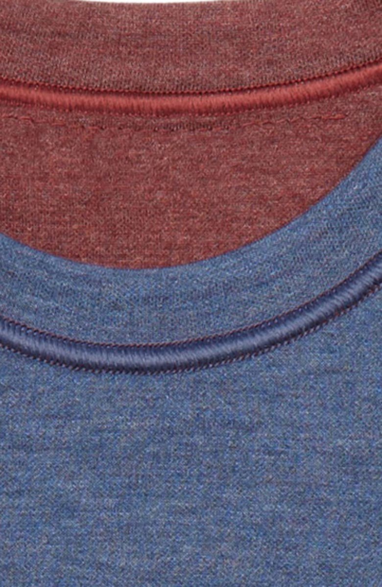 Johnston & Murphy Kids' Solid Reversible Crewneck Long Sleeve T-Shirt, Alternate, color,