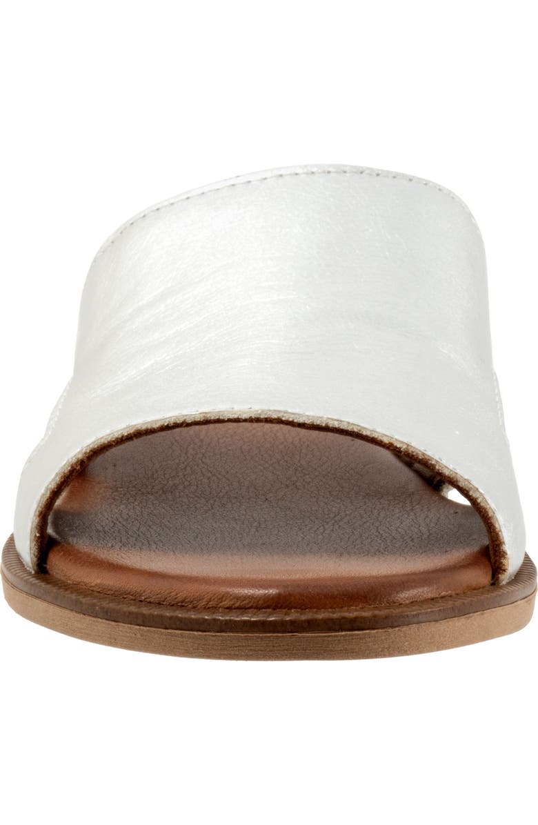 Bueno Hendrix Slide Sandal, Alternate, color, Dark Silver