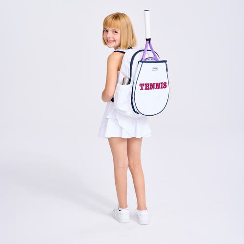 Ame & Lulu Big Love Tennis Backpack In White