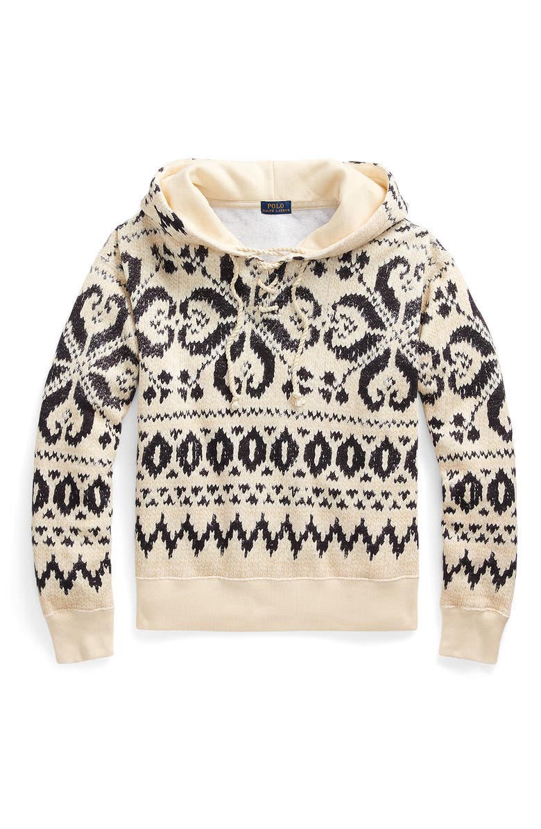 Polo Ralph Lauren Fair Isle Hooded Sweater, Alternate, color,