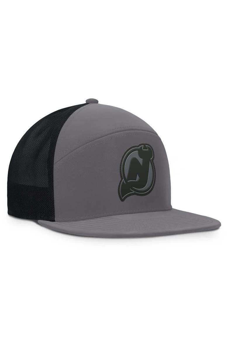 FANATICS Men's Fanatics Charcoal New Jersey Devils Fairweather Adjustable Hat, Alternate, color, Charcoal