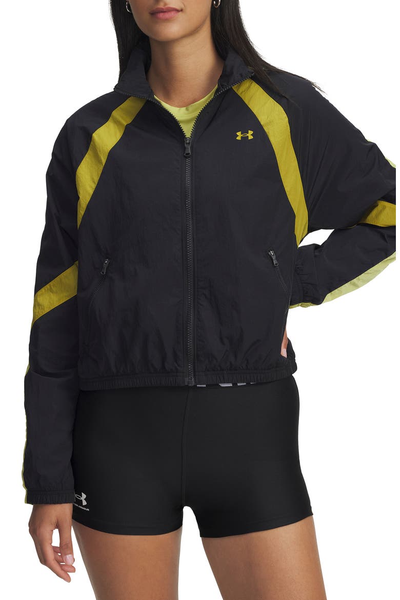UA Storm Icon Crinkle Performance Jacket, Main, color, BLK