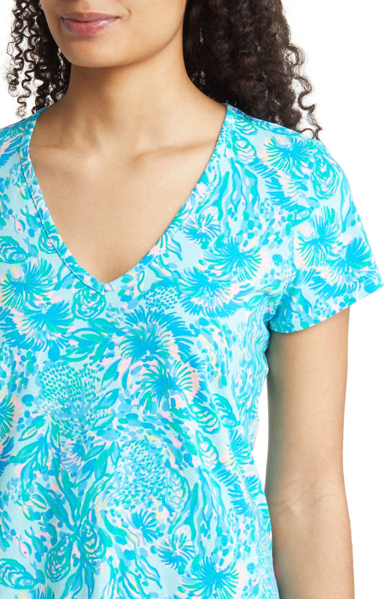 Lilly Pulitzer<sup>®</sup> Etta Floral Pima Cotton Shift Minidress, Alternate, color, 