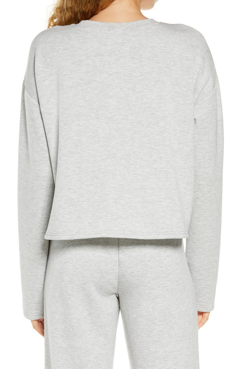 BP. All Weekend Crop Sweatshirt, Alternate, color, 