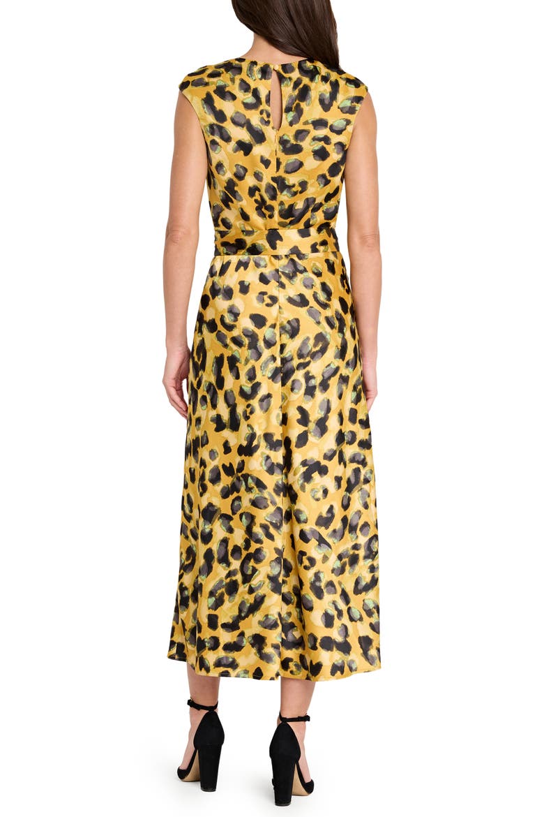 Belted Sleeveless Midi Dress, Alternate, color, GINGER SAPHIRE