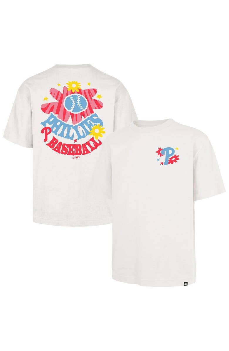'47 Men's '47 Cream Philadelphia Phillies Flora Foundation T-Shirt, Alternate, color, Cream