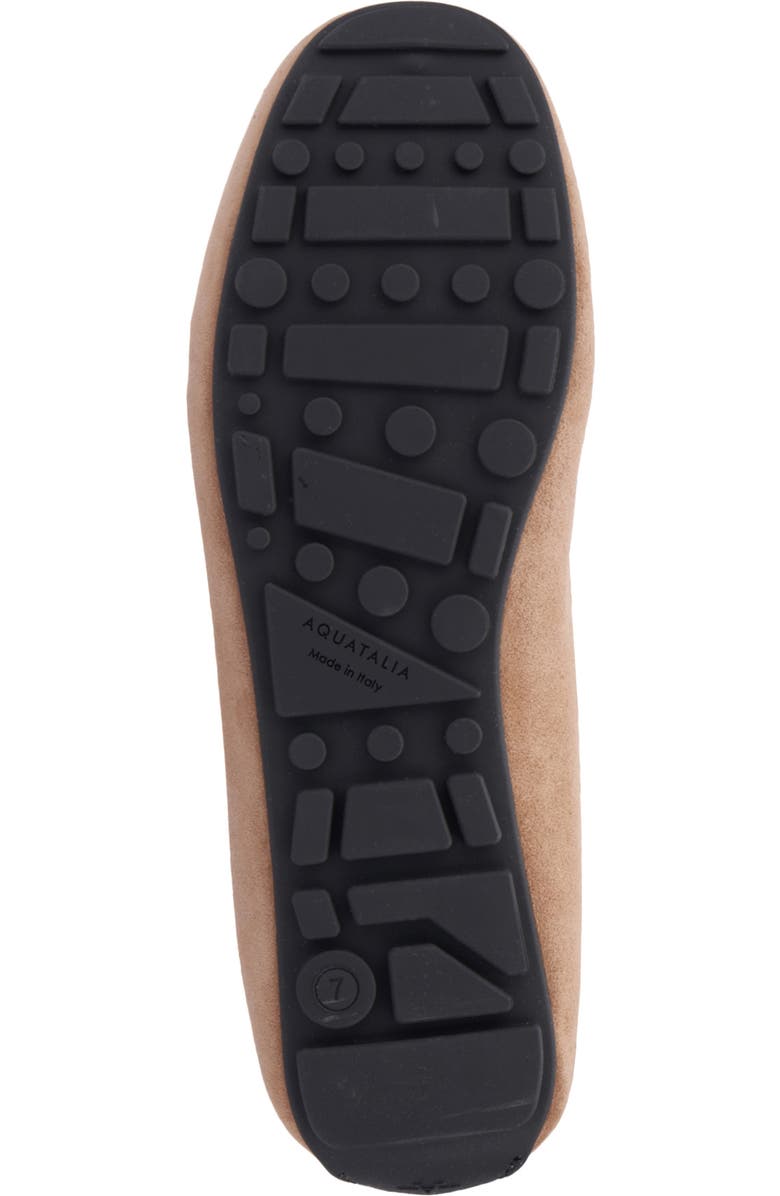 Aquatalia Qassidy Faux Fur Lined Flat, Alternate, color, Champagne/White