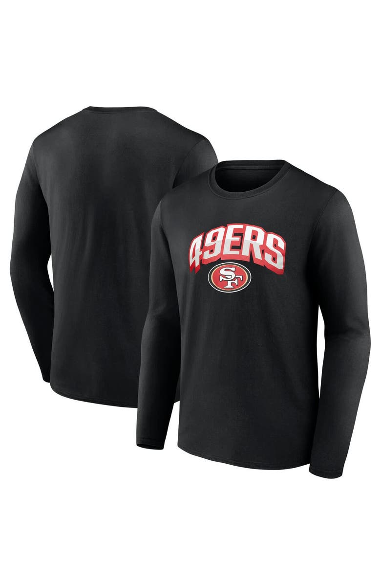 FANATICS Men's Fanatics  Black San Francisco 49ers Long Sleeve T-Shirt, Main, color, 