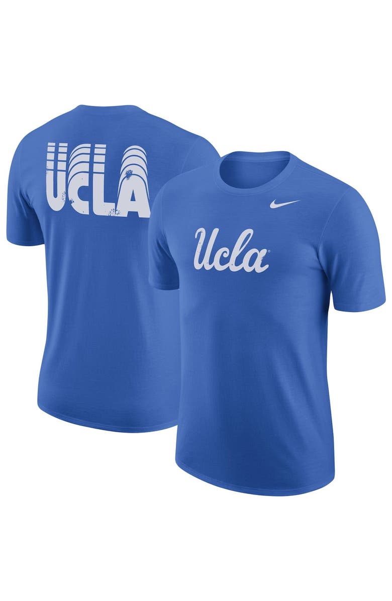Nike Men's Nike Blue UCLA Bruins Distressed Print Cotton Vault T-Shirt, Alternate, color, 