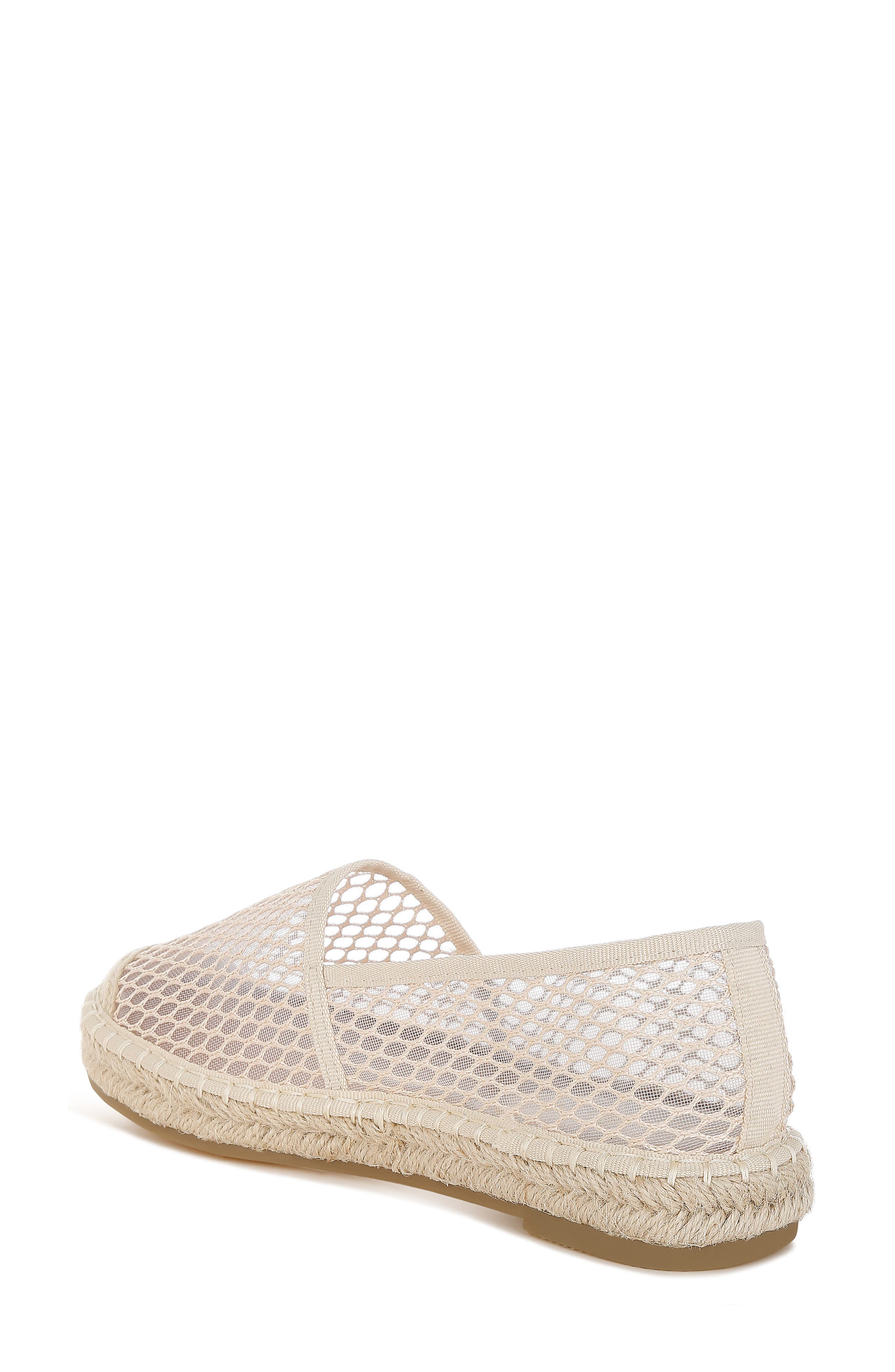 Manara Mesh Espadrille Flat, Alternate, color, BEIGE